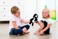 Beleduc Mom and Baby Cat and Kitten Hand Puppet and Finger Puppet