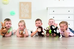 Beleduc Mom and Baby Cat and Kitten Hand Puppet and Finger Puppet