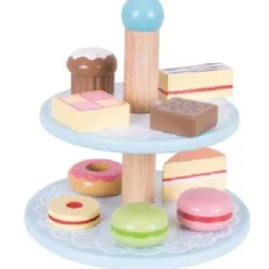 Bigjigs Cake Stand with 9 Cakes