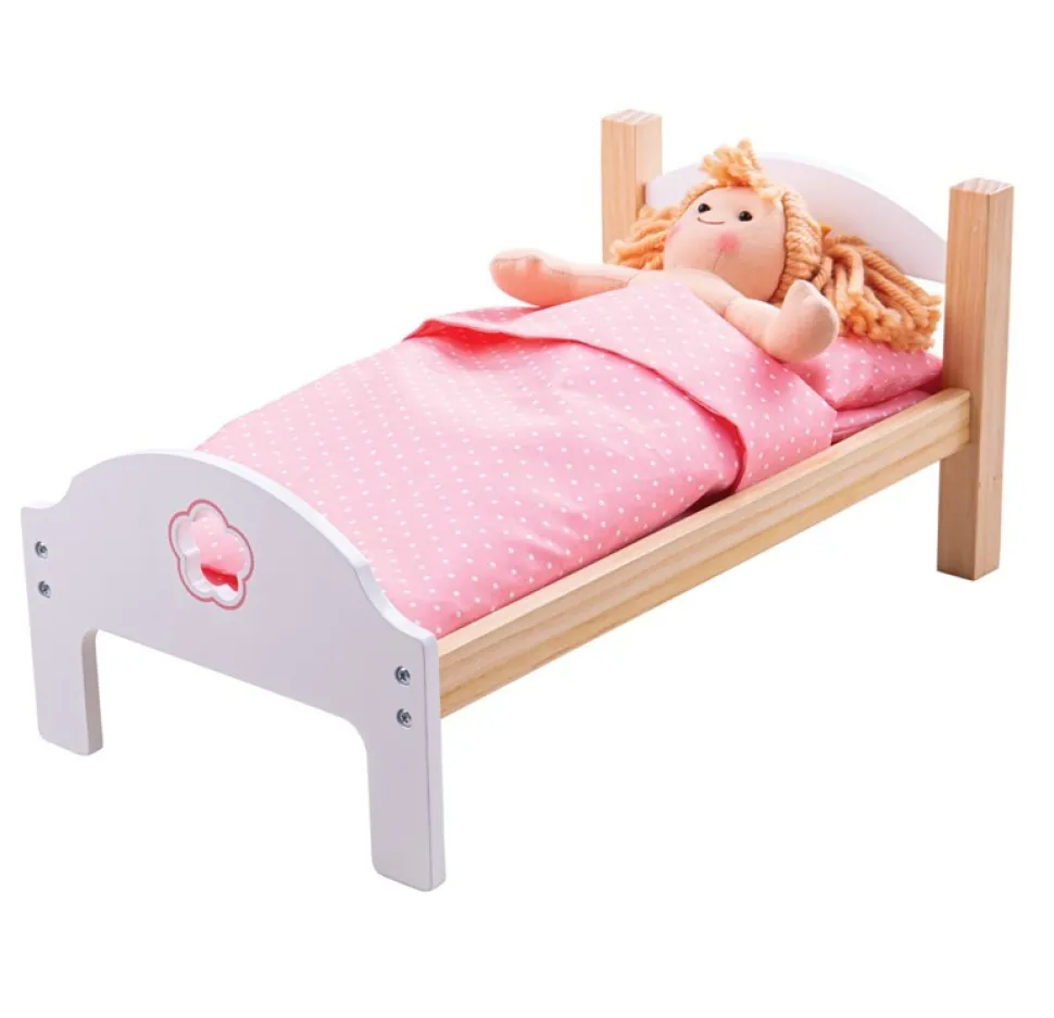BigJigs Dolls Wooden Bed