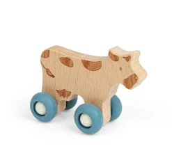 BigJigs Farm Animal On Wheels Wooden