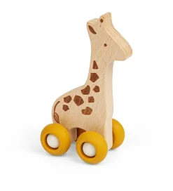 BigJigs Jungle Animal On Wheels Wooden