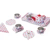 Bigjigs Spotted Tea Set in Carry Case