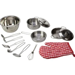 Bigjigs Stainless Steel Kitchenware Set