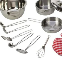 Bigjigs Stainless Steel Kitchenware Set