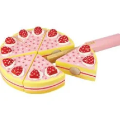 Bigjigs Strawberry Party Cake