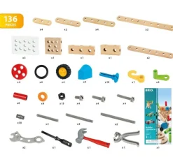 Brio Builder Construction Set 136 pieces