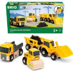 BRIO World - Construction Vehicles Train Set 33658