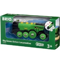 Brio World Big Green Action Locomotive Train 33593