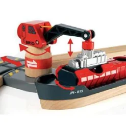 Brio World Cargo Harbour Train Set 33061