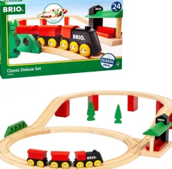 BRIO WORLD Classic Deluxe Train and Track Set 33424