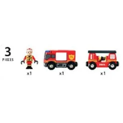 Brio World Emergency Fire Engine 33811