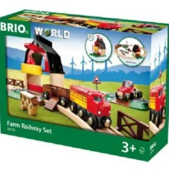 Brio World Farm Railway Set 33719