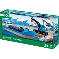 Brio World Freight Ship and Crane 33534