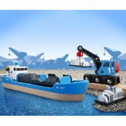 Brio World Freight Ship and Crane 33534