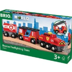Brio World Rescue Firefighting Train 33844