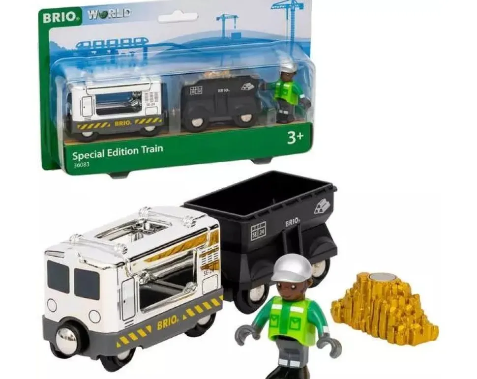 BRIO World Special Edition Train 2024 Silver Train and Gold Cargo 36083