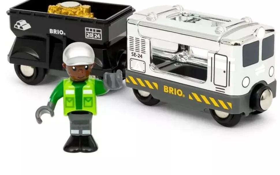 BRIO World Special Edition Train 2024 Silver Train and Gold Cargo 36083