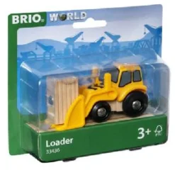 Brio World Tractor Loader with Bale 33436