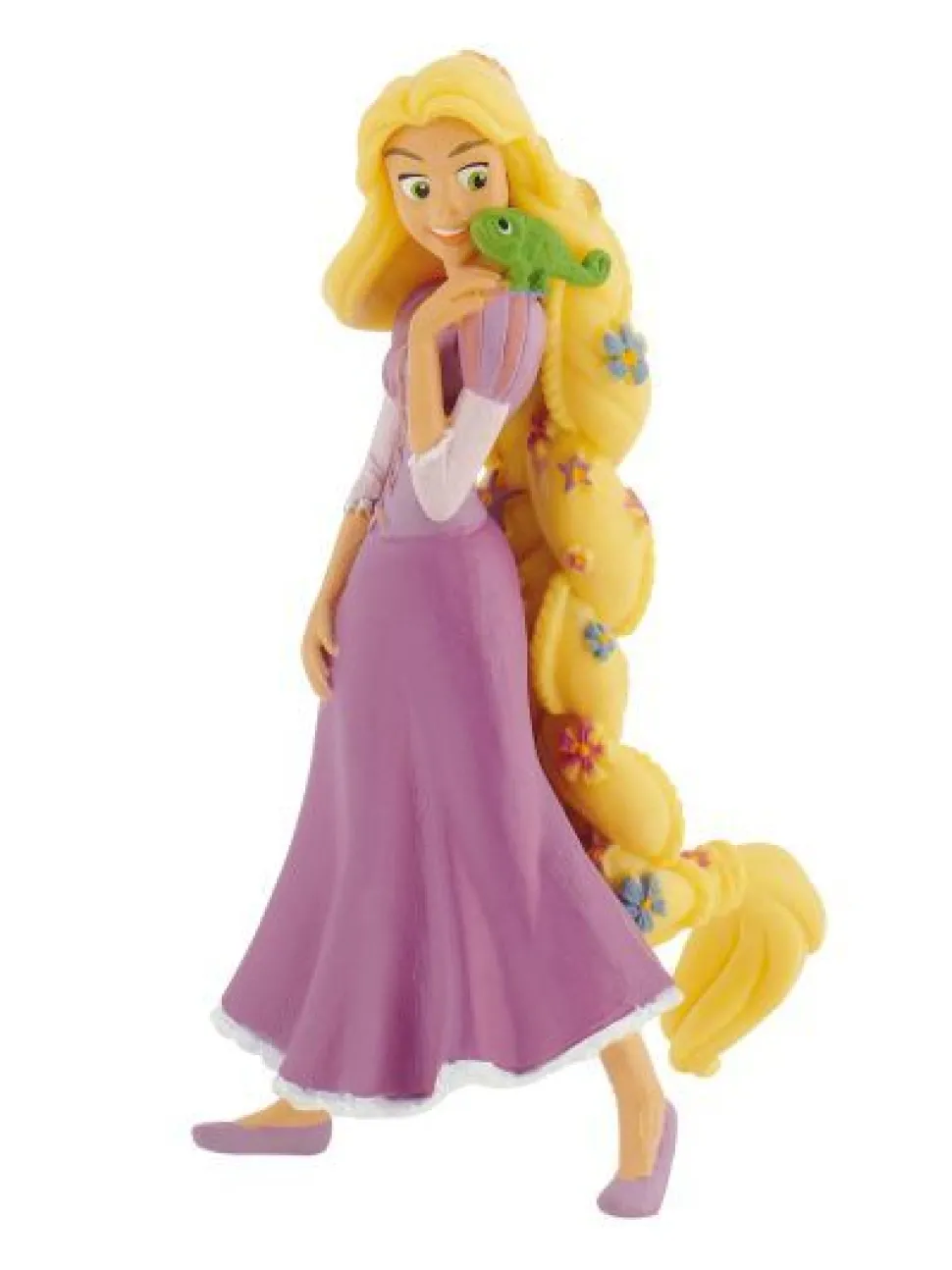 Bullyland Disney Rapunzel with Flowers in her hair and Pascel