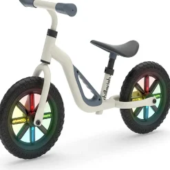 Chillafish Charlie Beige with Light Up Wheels Balance Bike