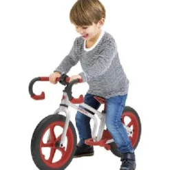 Chillafish Fixie Balance Bike with Foot Brake RED
