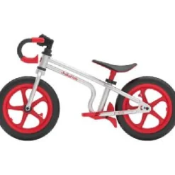 Chillafish Fixie Balance Bike with Foot Brake RED