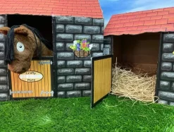 Crafty Ponies DIY Cardboard Stable