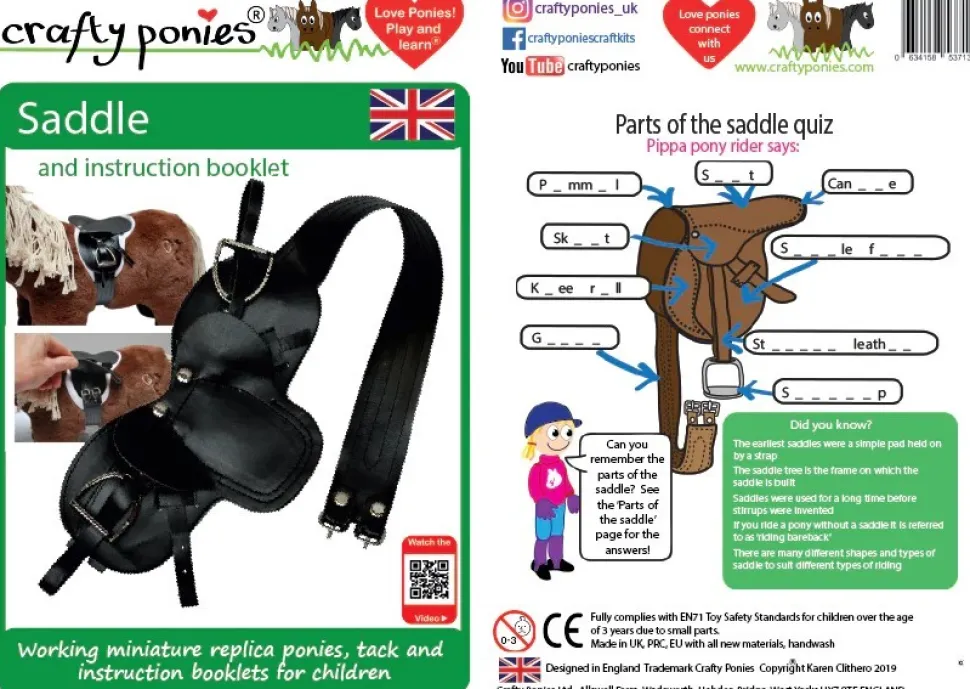 Crafty Ponies Leatherette Tack Set