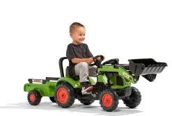 Falk Age 2 - 5, Claas Pedal Tractor with Loader and Trailer 2040AM