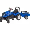Falk Age 2 - 5, New Holland Tractor with Opening Bonnet and Trailer 3080AB