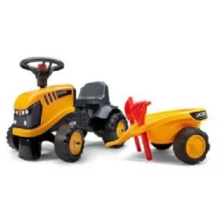 Falk Age 1+, My First JCB Tractor and Trailer with Rake and Shovel 251C