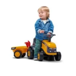 Falk Age 1+, My First JCB Tractor and Trailer with Rake and Shovel 251C