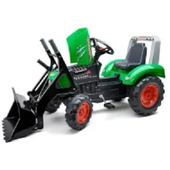 Falk Age 3+, Super Charger Green with Loader, Trailer and Opening Bonnet 2021M