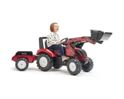 Falk Age 3+ Valtra Tractor with Loader and Trailer 4000AM