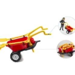 Falk Trailer / Wheelbarrow Red with Tools 2 - 7 years