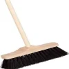 Goki Broom with Black Bristles