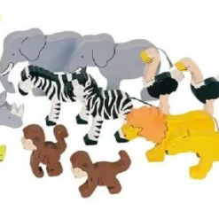 Goki Wooden African Animals