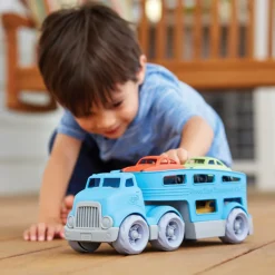 Green Toys Car Carrier with Cars