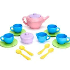 Green Toys Tea Set Pink