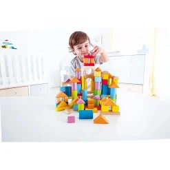 Hape 101 Wonderful Wooden Blocks Boxed