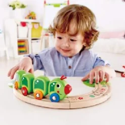 Hape Caterpillar Train Set