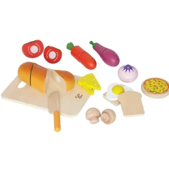 Hape Chefs Choice Wooden Cut Up Food Set