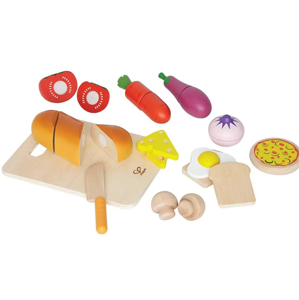 Hape Chefs Choice Wooden Cut Up Food Set