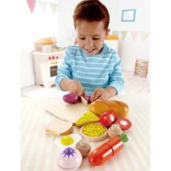 Hape Chefs Choice Wooden Cut Up Food Set