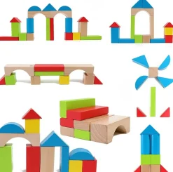 Hape Maple Wooden Building Blocks