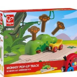 Hape Monkey Pop Up Train Track