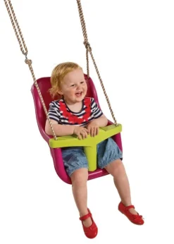 KBT Baby Seat Luxe Green with Poly Hemp Ropes