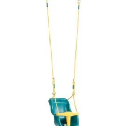 KBT Baby Seat Luxe Turquoise and Yellow