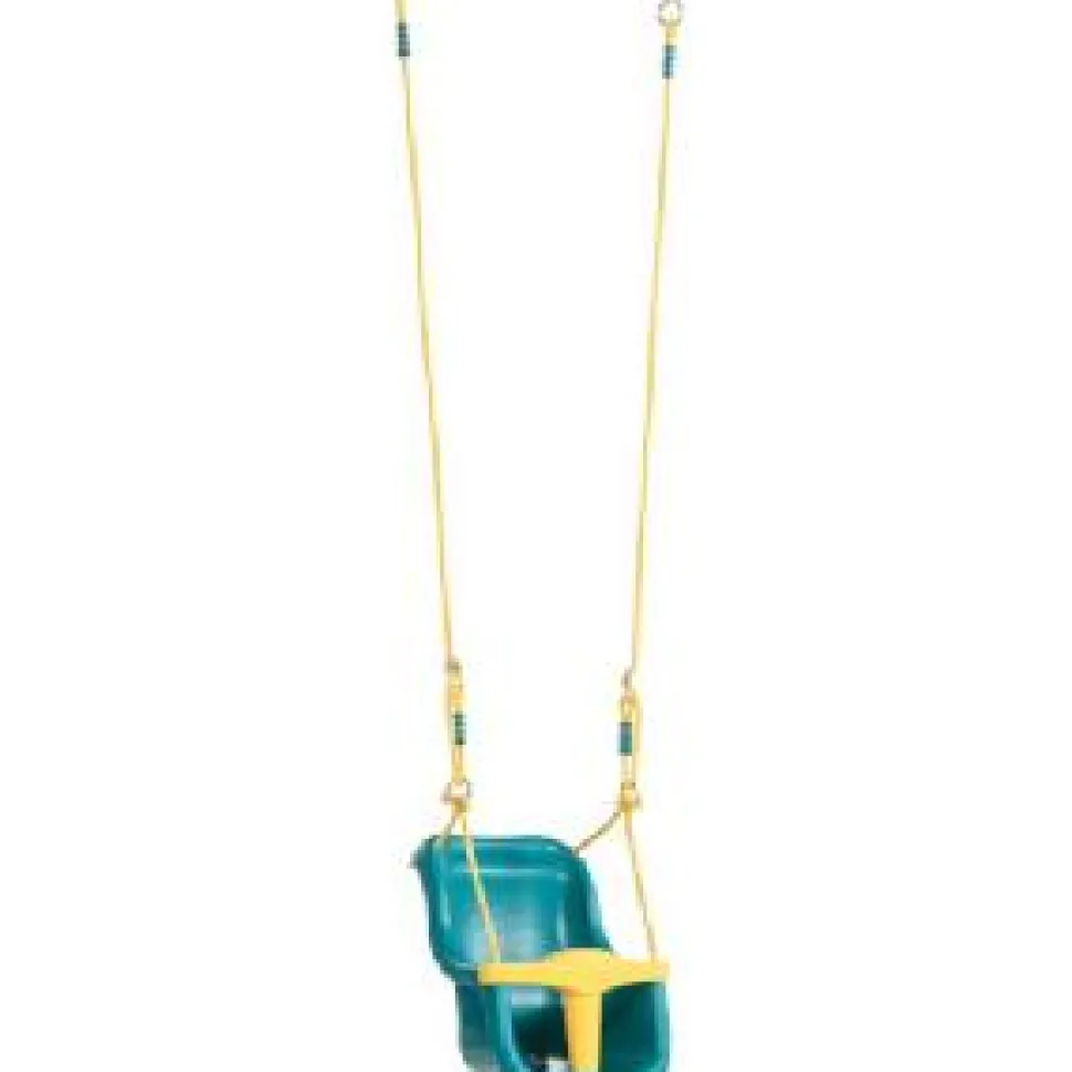 KBT Baby Seat Luxe Turquoise and Yellow